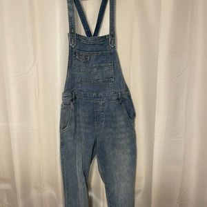 Free people denim overalls